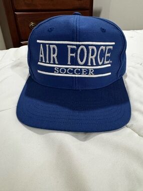 Air Force Soccer Blue Snapback Cap